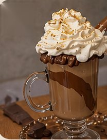 Cappuccino Gourmet com chantilly